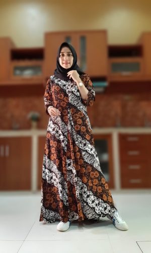 Gamis Katun Polos Cantik