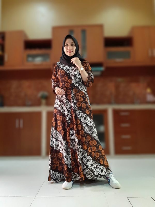 Gamis Katun Polos Cantik