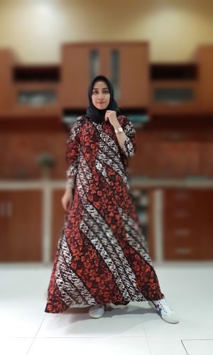 Gamis Brokat Simple