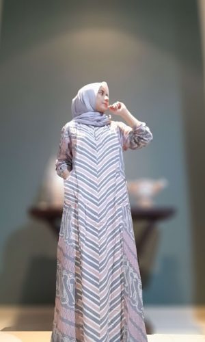 Gamis Brokat Batik