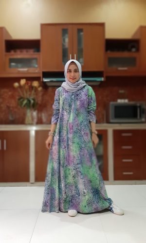 Gamis Rempel Kombinasi